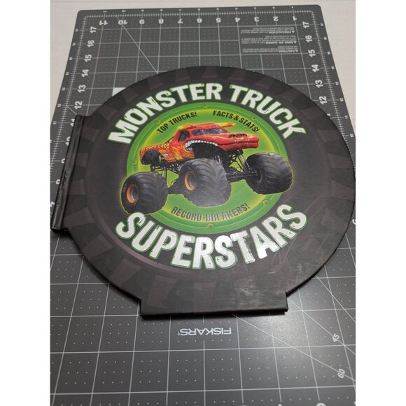 Monster Truck Record Beakers Super Stars book Carlton KIDS HC 2019 round shape - Picture 1 of 12